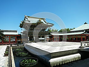 The Koyomon Gate of Kosanji Temple (è€•ä¸‰å¯ºå­é¤Šé–€) in Ikuchi-jima Island, Onomichi, JAPAN